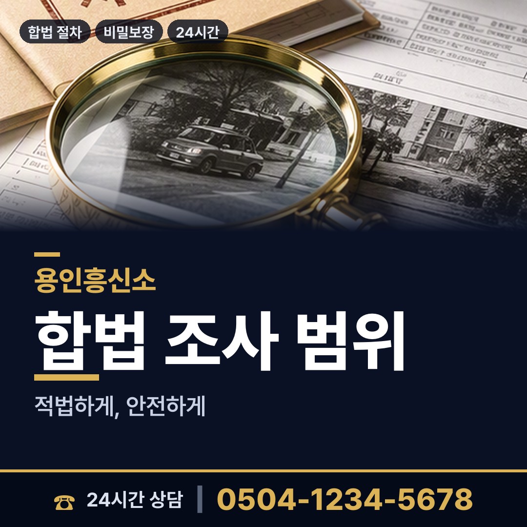 용인 상현2동 내연녀조사 상담 안내